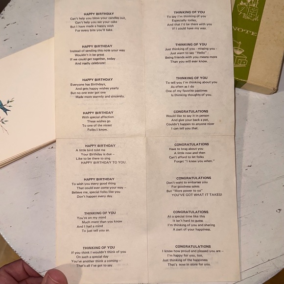 Vintage Post A Note Boxed Post Card Greeting Card Set Mid Century - Picture 6 of 14